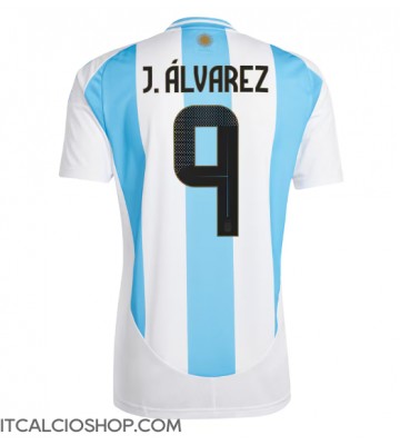 Argentina Julian Alvarez #9 Prima Maglia Copa America 2024 Manica Corta